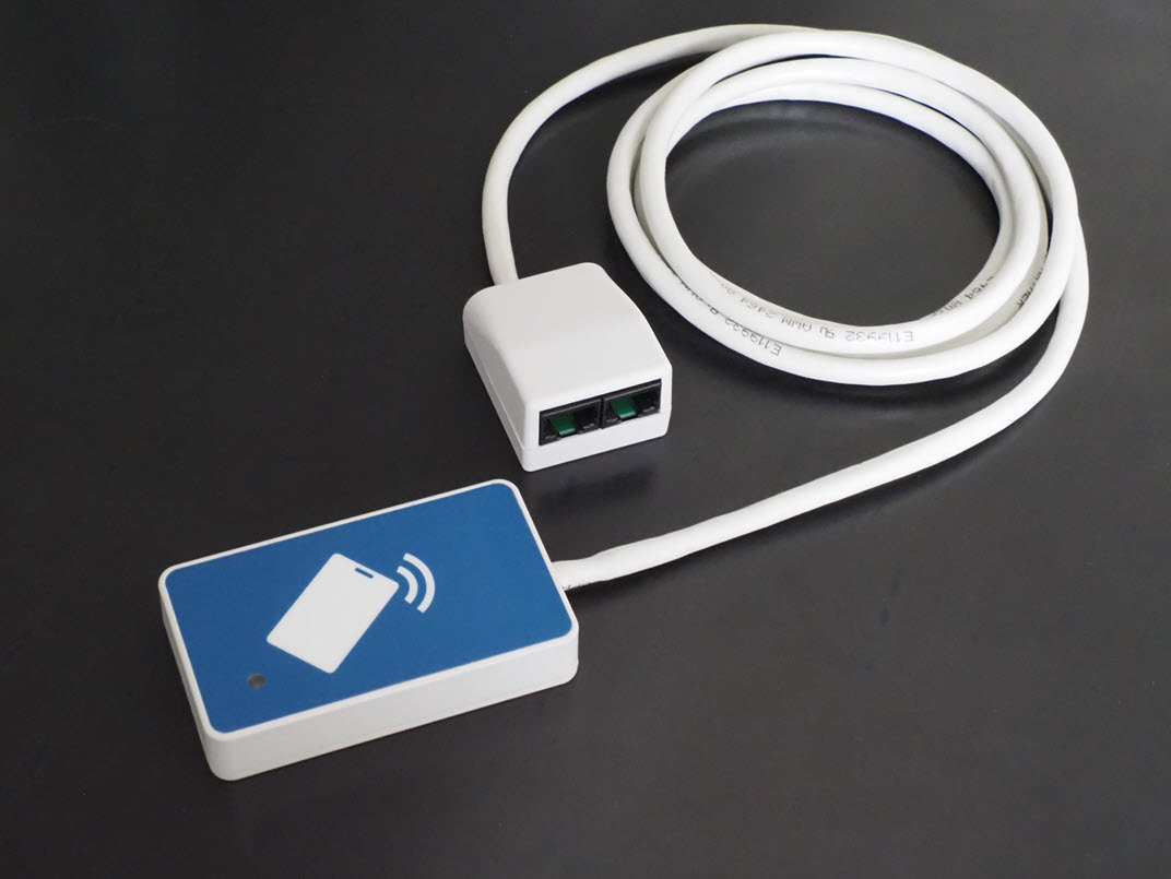 BALTECH RFID Leser ID-engine XE mit Ethernet-Anschluss, 2-Port-Switch und PoE (oder 5V-Versorgung)