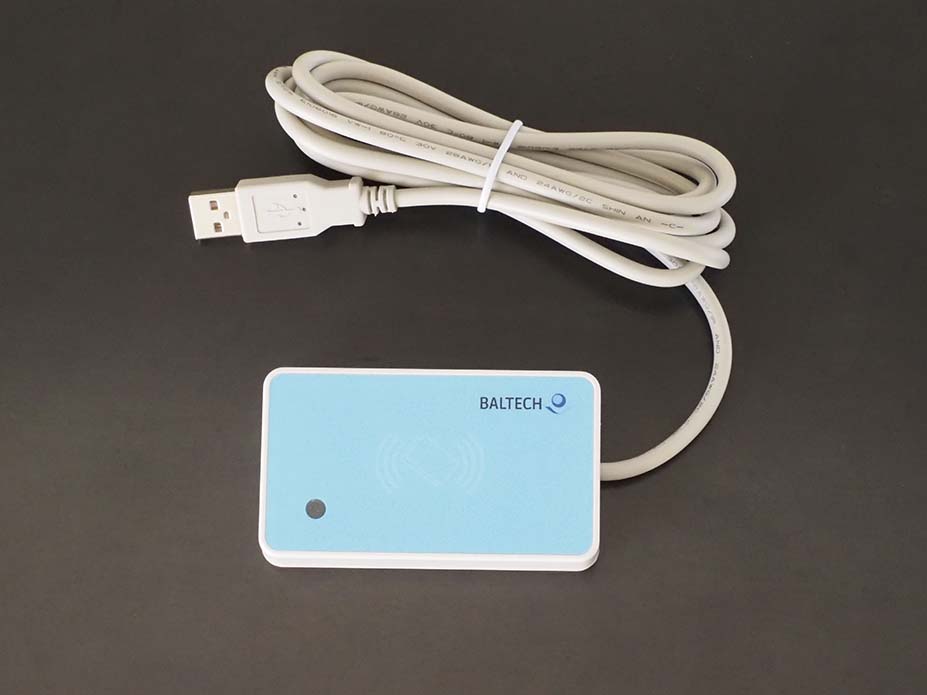 BALTECH RFID reader ID-engine ZB Brick: desktop reader with USB cable