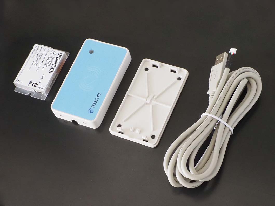 BALTECH RFID Leser ID-engine ZB Brick Set: USB-Kabel, Lesemodul, Gehäuse zum Zusammenbauen