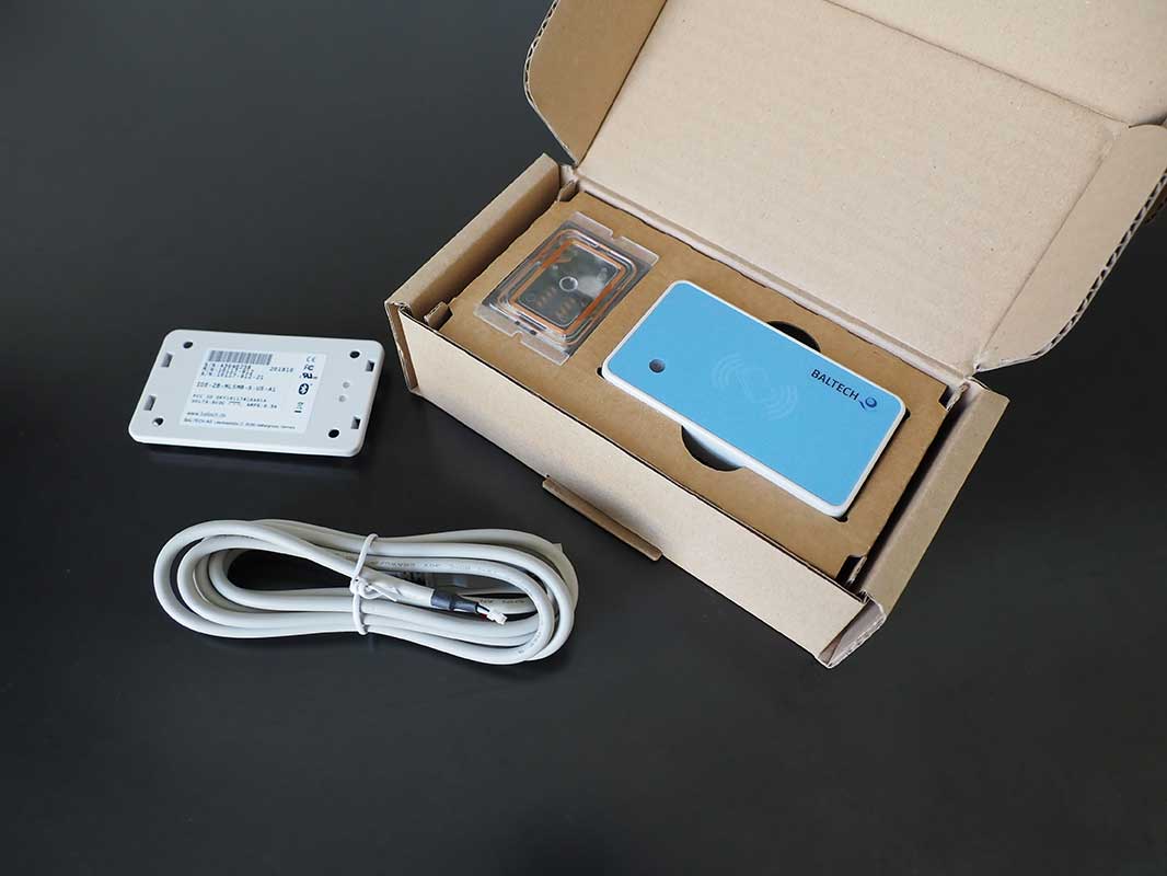 BALTECH RFID Leser ID-engine ZB Brick Set: USB-Kabel, Lesemodul, Gehäuse zum Zusammenbauen